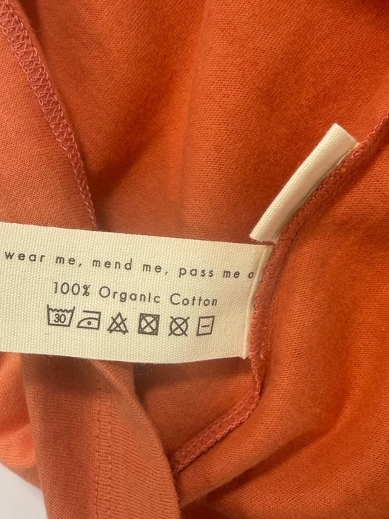 Beaumont Organic Dana-Jo Organic Cotton Dress Coral Multi Stripe - Picture 8 of 8